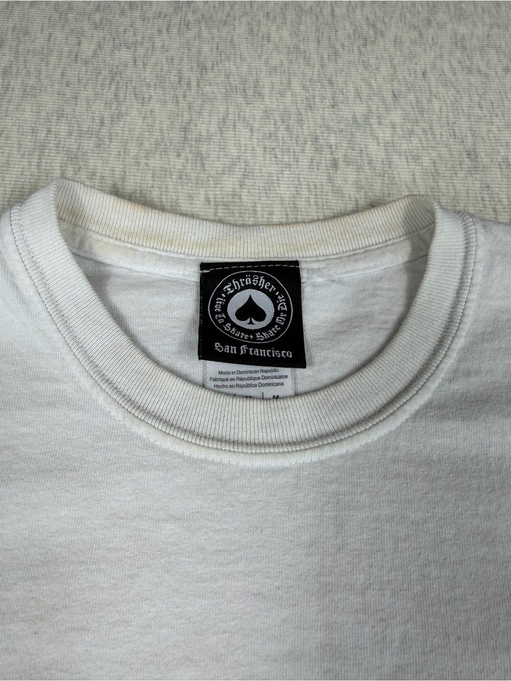 Thrasher Skate and Destroy T-Shirt Men’s M White Black Skateboard Streetwear - Picture 4 of 8